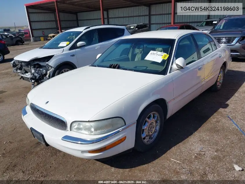 2002 Buick Park Avenue VIN: 1G4CW54K324198603 Lot: 42071420