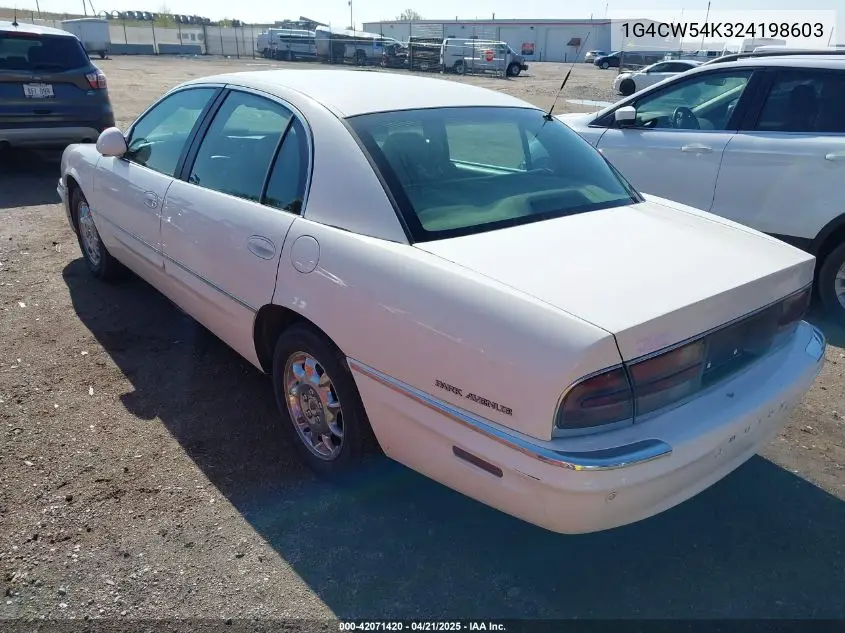 2002 Buick Park Avenue VIN: 1G4CW54K324198603 Lot: 42071420