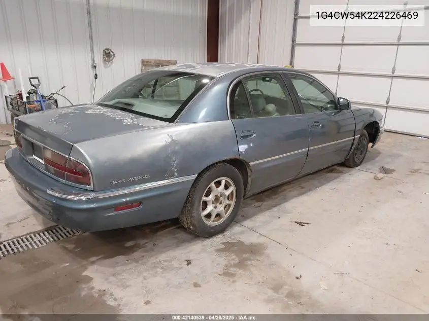 2002 Buick Park Avenue VIN: 1G4CW54K224226469 Lot: 42140539