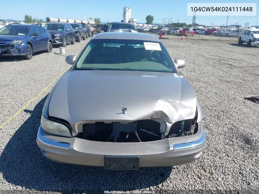 2002 Buick Park Avenue VIN: 1G4CW54K024111448 Lot: 42513844