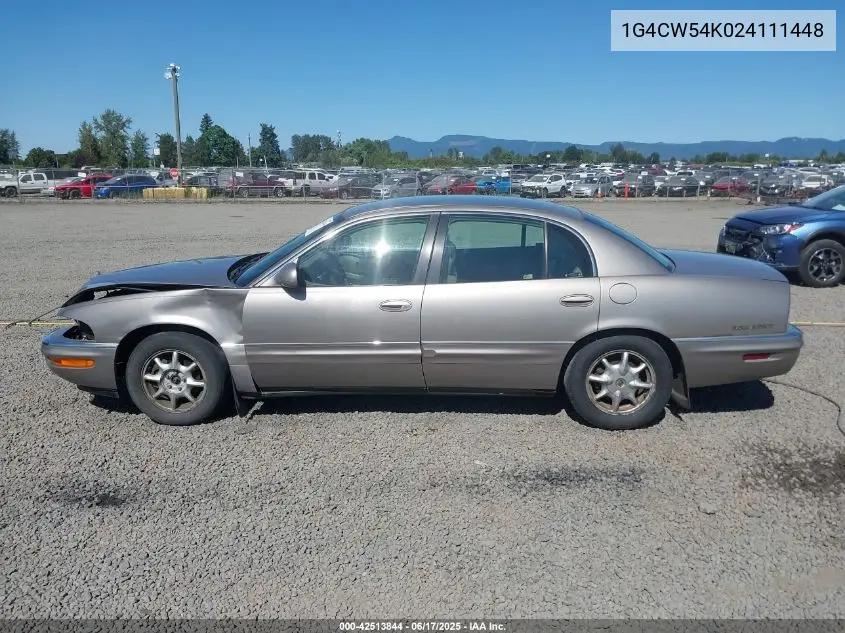 2002 Buick Park Avenue VIN: 1G4CW54K024111448 Lot: 42513844