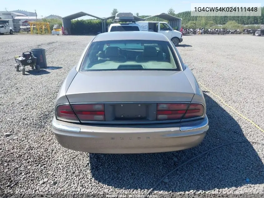 2002 Buick Park Avenue VIN: 1G4CW54K024111448 Lot: 42513844
