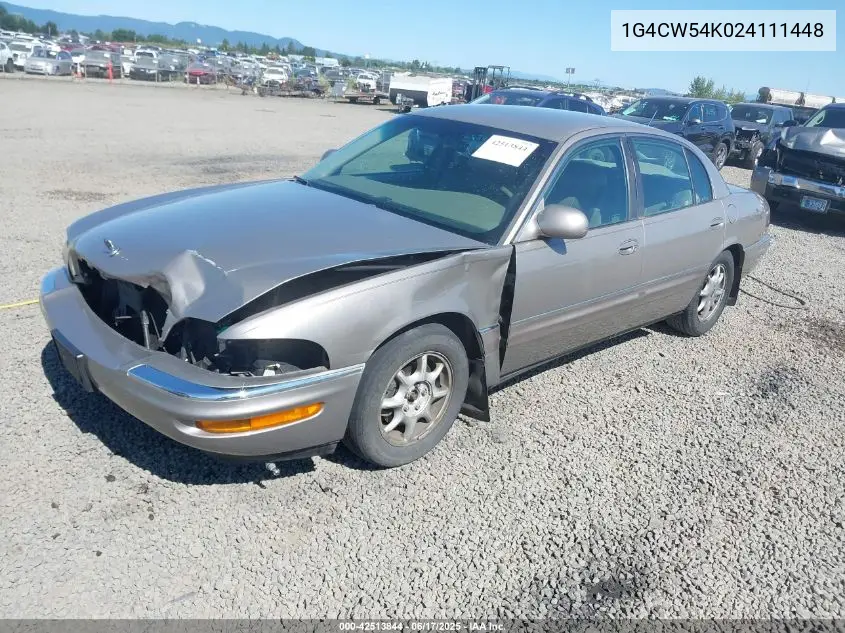 2002 Buick Park Avenue VIN: 1G4CW54K024111448 Lot: 42513844