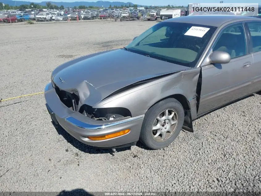 2002 Buick Park Avenue VIN: 1G4CW54K024111448 Lot: 42513844