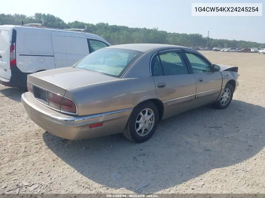 2002 Buick Park Avenue VIN: 1G4CW54KX24245254 Lot: 42569766