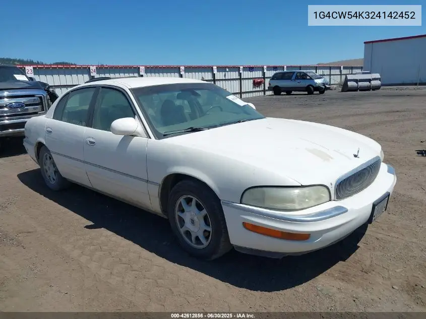 2002 Buick Park Avenue VIN: 1G4CW54K324142452 Lot: 42612856