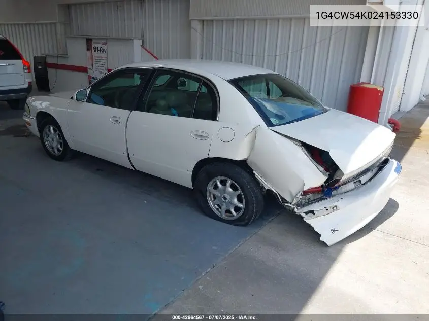 2002 Buick Park Avenue VIN: 1G4CW54K024153330 Lot: 42664567