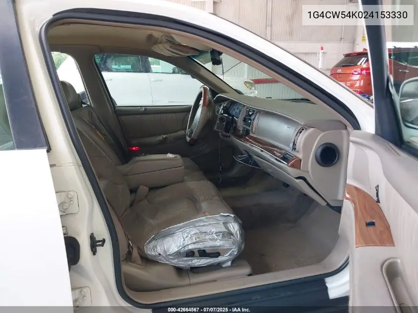 2002 Buick Park Avenue VIN: 1G4CW54K024153330 Lot: 42664567