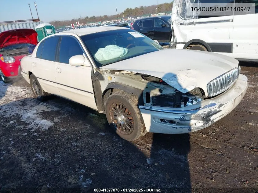 2003 Buick Park Avenue Ultra VIN: 1G4CU541034140947 Lot: 41377070