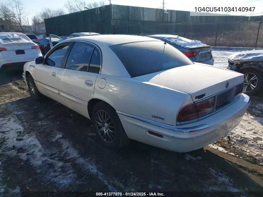 2003 Buick Park Avenue Ultra VIN: 1G4CU541034140947 Lot: 41377070