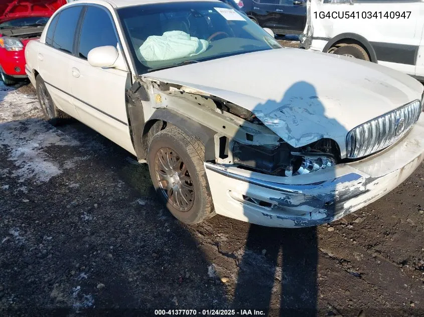 2003 Buick Park Avenue Ultra VIN: 1G4CU541034140947 Lot: 41377070