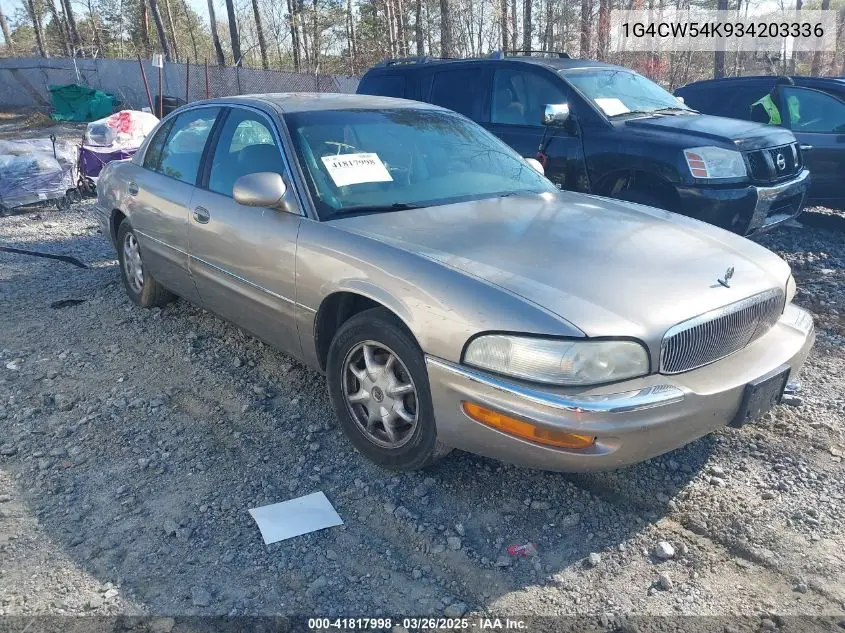 2003 Buick Park Avenue VIN: 1G4CW54K934203336 Lot: 41817998
