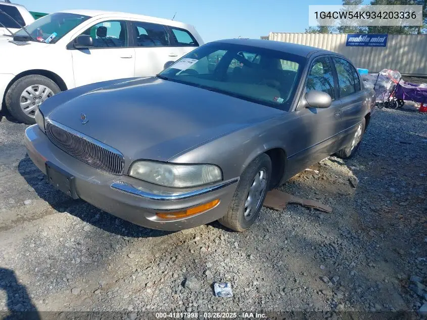 2003 Buick Park Avenue VIN: 1G4CW54K934203336 Lot: 41817998