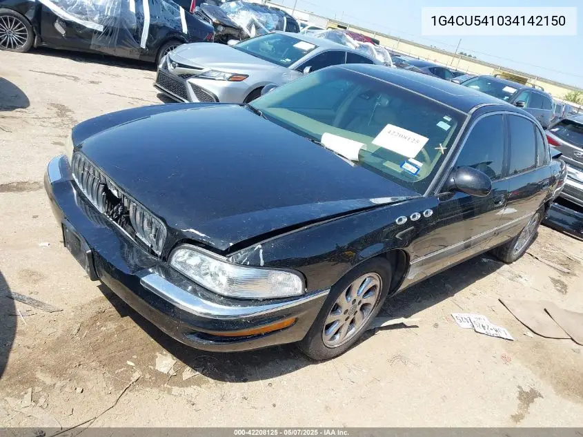 2003 Buick Park Avenue Ultra VIN: 1G4CU541034142150 Lot: 42208125