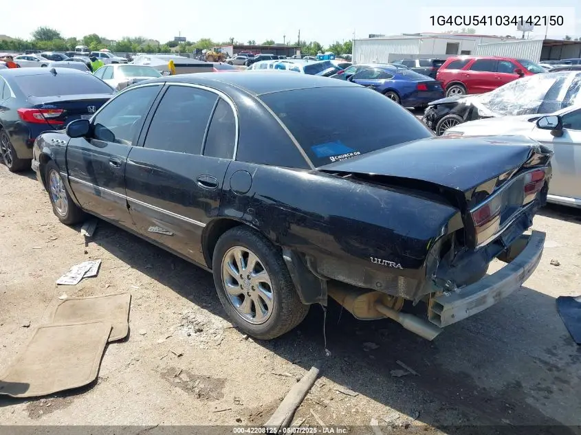 2003 Buick Park Avenue Ultra VIN: 1G4CU541034142150 Lot: 42208125