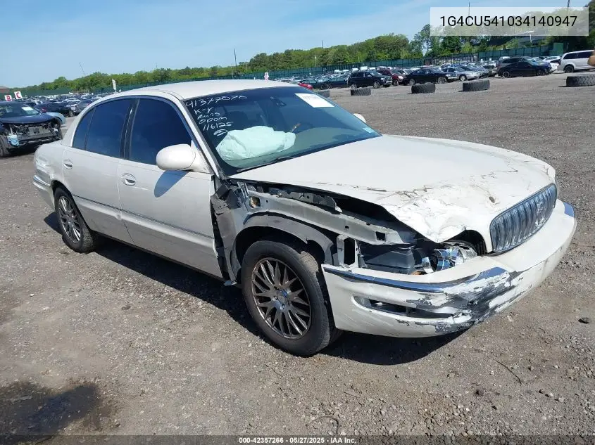 2003 Buick Park Avenue Ultra VIN: 1G4CU541034140947 Lot: 42357266