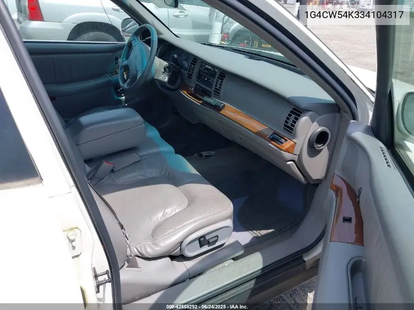 2003 Buick Park Avenue VIN: 1G4CW54K334104317 Lot: 42588292