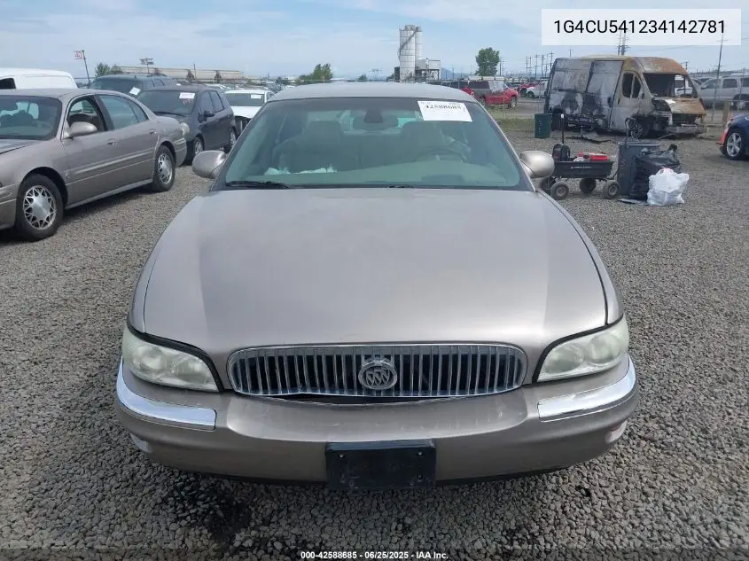 2003 Buick Park Avenue Ultra VIN: 1G4CU541234142781 Lot: 42588685