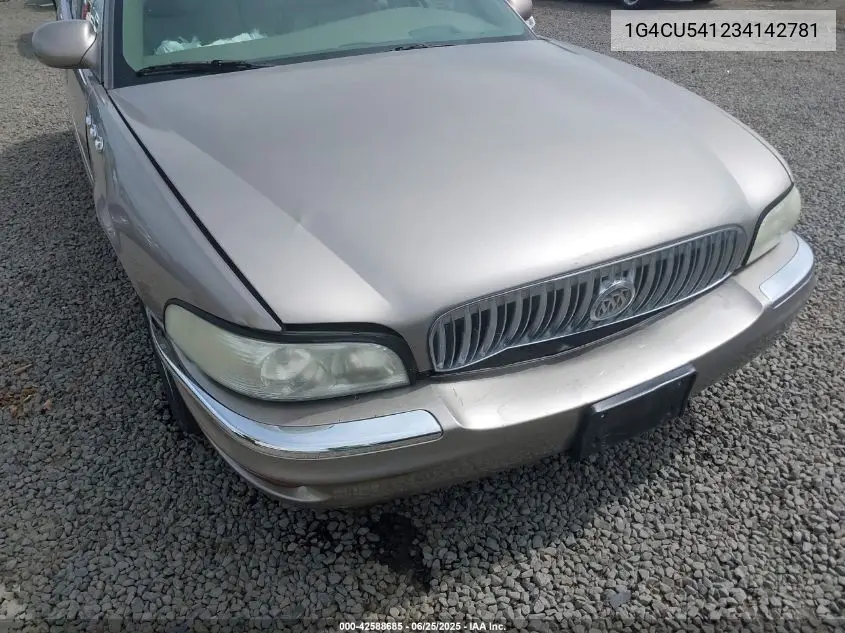 2003 Buick Park Avenue Ultra VIN: 1G4CU541234142781 Lot: 42588685