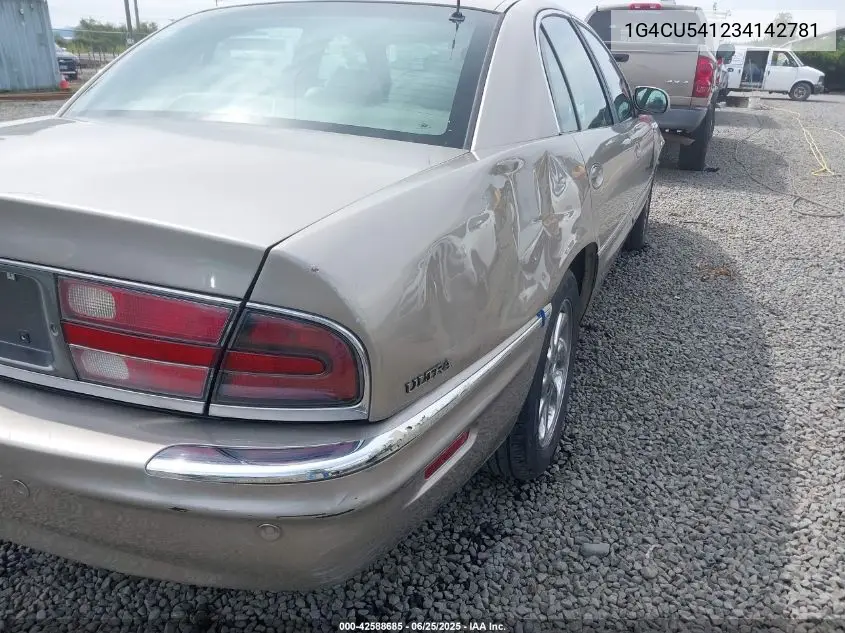 2003 Buick Park Avenue Ultra VIN: 1G4CU541234142781 Lot: 42588685