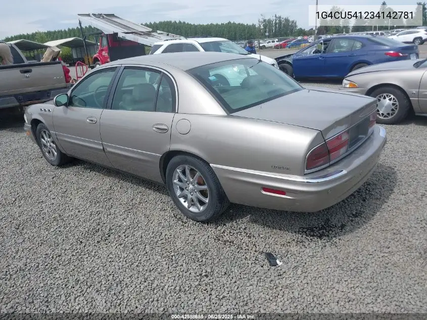 2003 Buick Park Avenue Ultra VIN: 1G4CU541234142781 Lot: 42588685