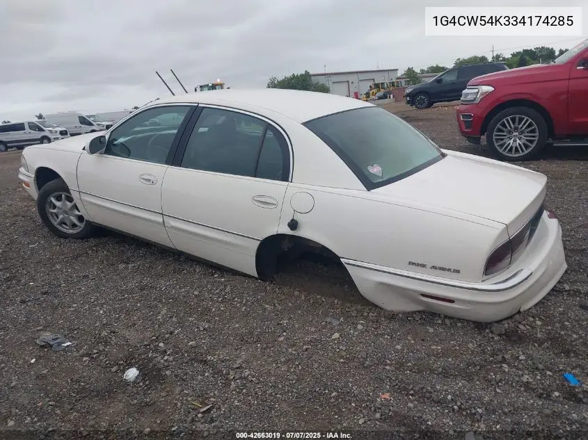 2003 Buick Park Avenue VIN: 1G4CW54K334174285 Lot: 42663019