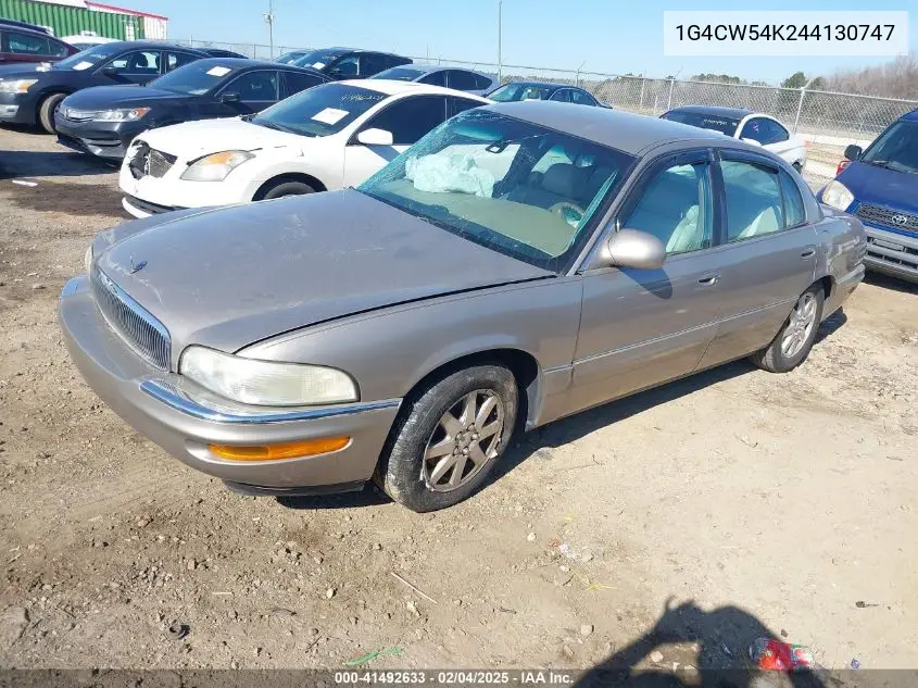 2004 Buick Park Avenue VIN: 1G4CW54K244130747 Lot: 41492633