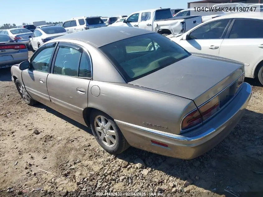 2004 Buick Park Avenue VIN: 1G4CW54K244130747 Lot: 41492633