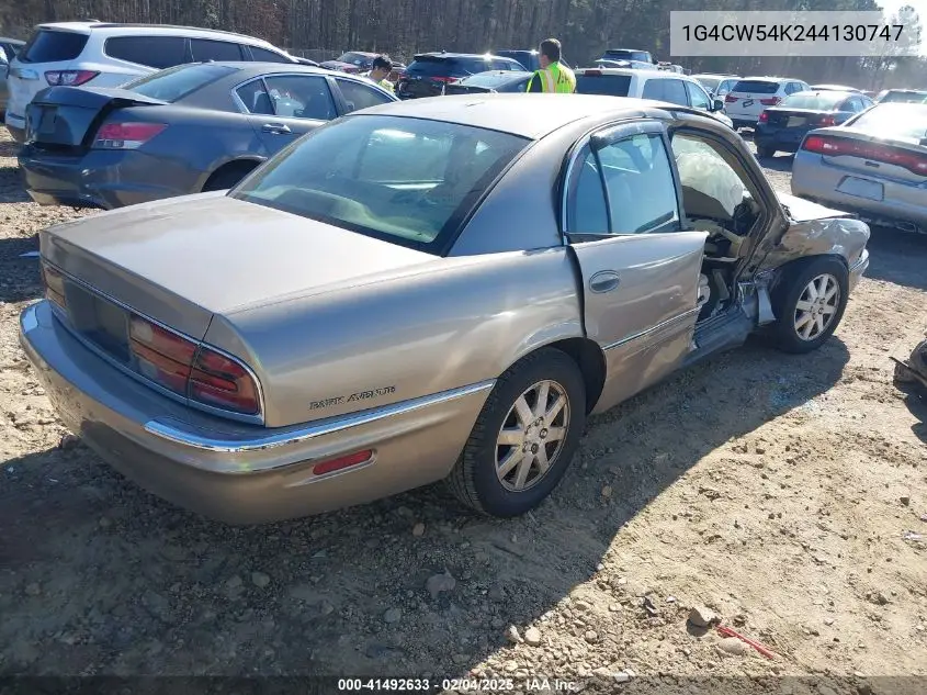 2004 Buick Park Avenue VIN: 1G4CW54K244130747 Lot: 41492633