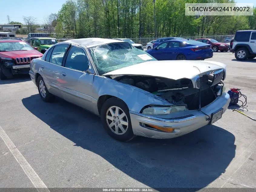 2004 Buick Park Avenue VIN: 1G4CW54K244149072 Lot: 41971426