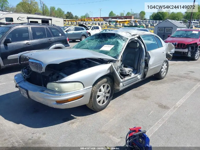 2004 Buick Park Avenue VIN: 1G4CW54K244149072 Lot: 41971426