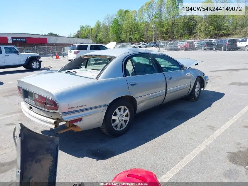 2004 Buick Park Avenue VIN: 1G4CW54K244149072 Lot: 41971426