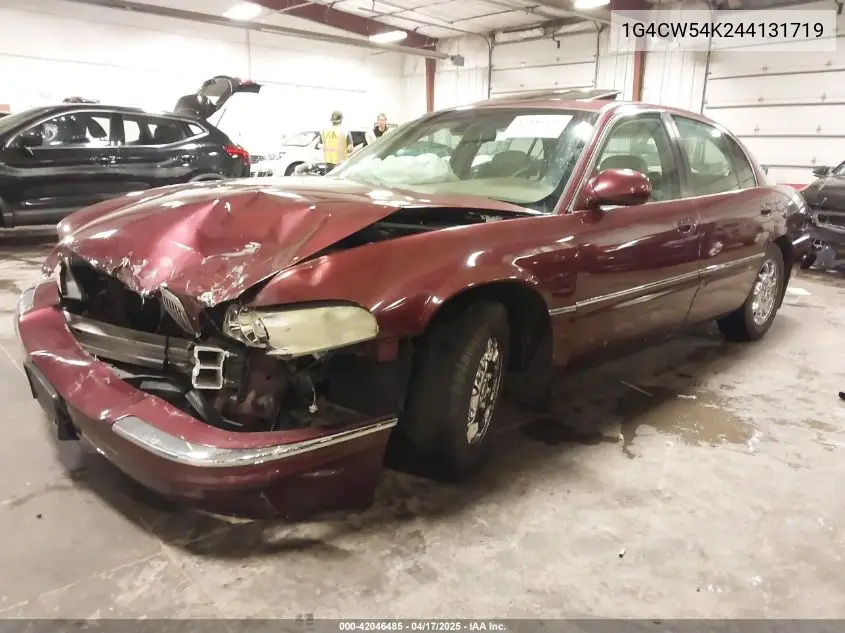 2004 Buick Park Avenue VIN: 1G4CW54K244131719 Lot: 42046485