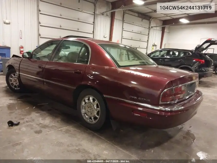 2004 Buick Park Avenue VIN: 1G4CW54K244131719 Lot: 42046485