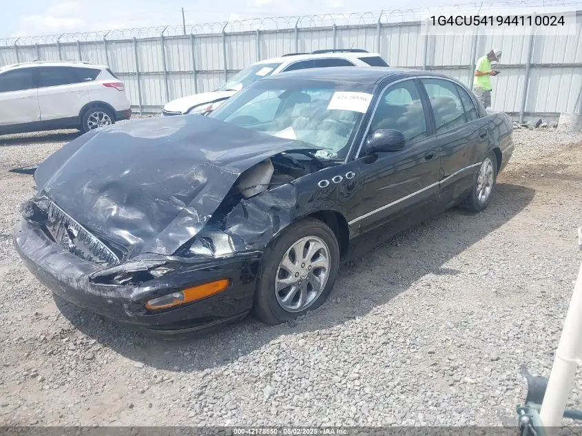 2004 Buick Park Avenue Ultra VIN: 1G4CU541944110024 Lot: 42178550