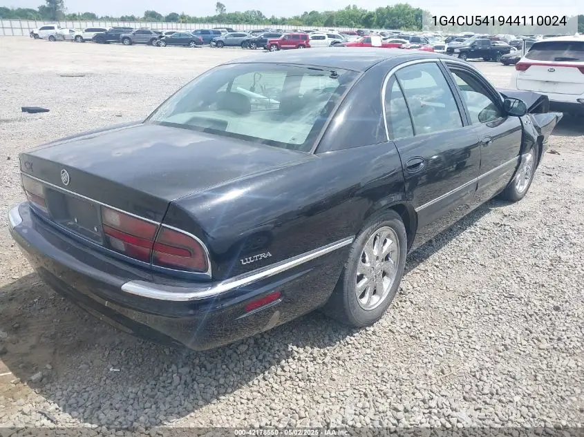 2004 Buick Park Avenue Ultra VIN: 1G4CU541944110024 Lot: 42178550