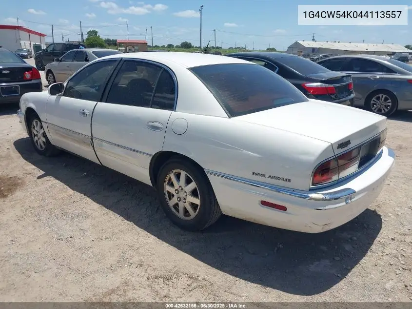 2004 Buick Park Avenue VIN: 1G4CW54K044113557 Lot: 42632156