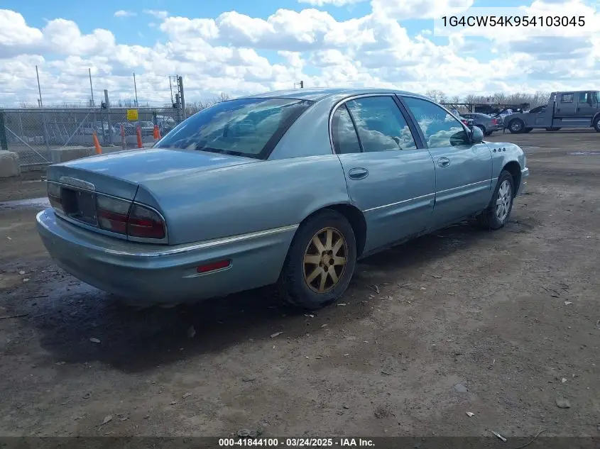 2005 Buick Park Avenue VIN: 1G4CW54K954103045 Lot: 41844100