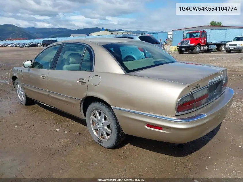 2005 Buick Park Avenue VIN: 1G4CW54K554104774 Lot: 42269949
