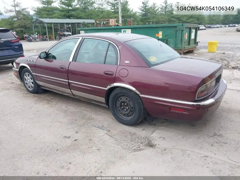 2005 Buick Park Avenue VIN: 1G4CW54K054106349 Lot: 42482244