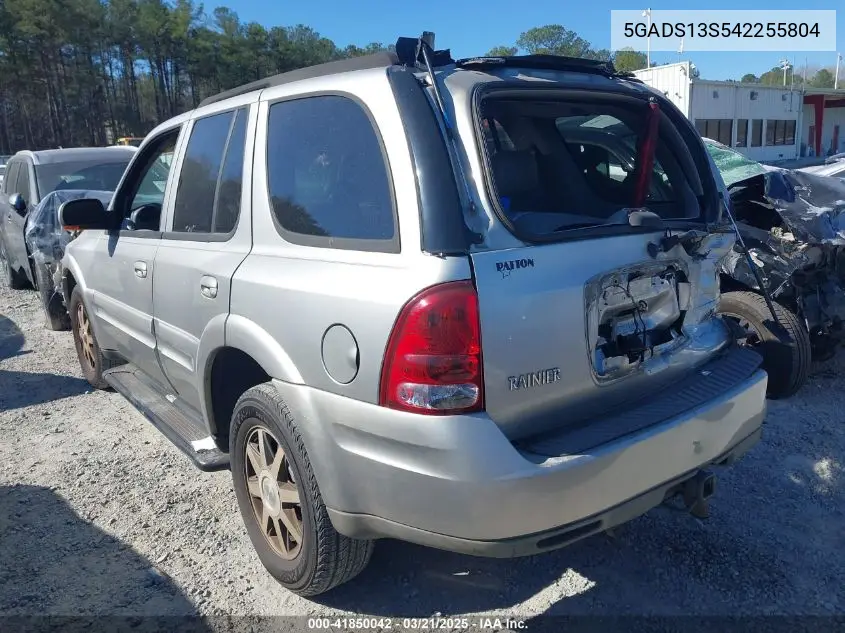 2004 Buick Rainier Cxl VIN: 5GADS13S542255804 Lot: 41850042