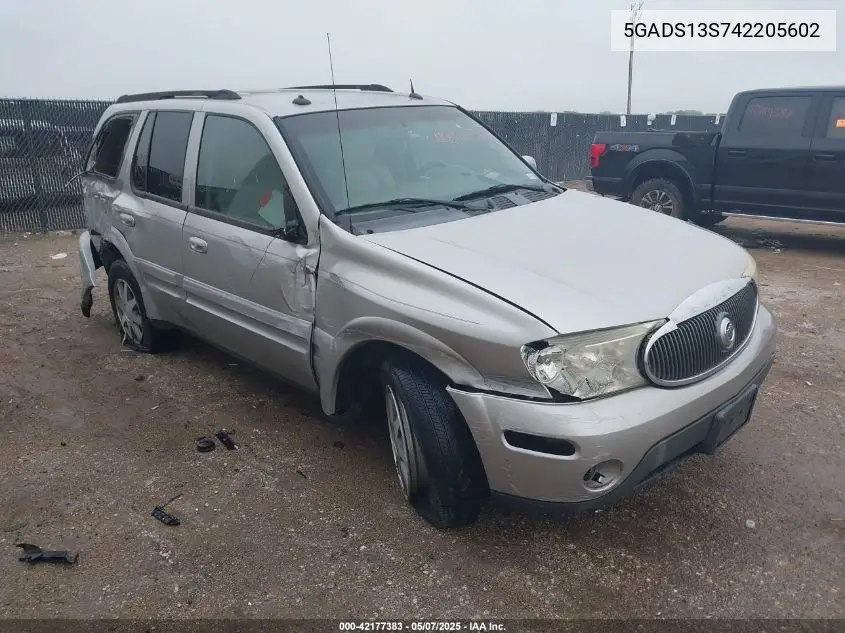 2004 Buick Rainier Cxl Plus VIN: 5GADS13S742205602 Lot: 42177383