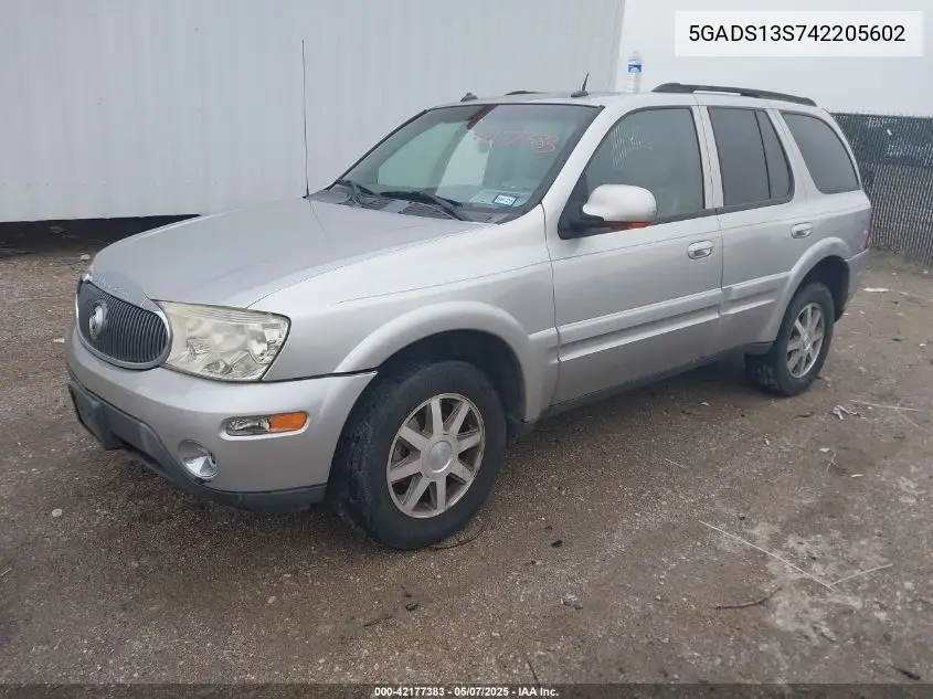 2004 Buick Rainier Cxl Plus VIN: 5GADS13S742205602 Lot: 42177383