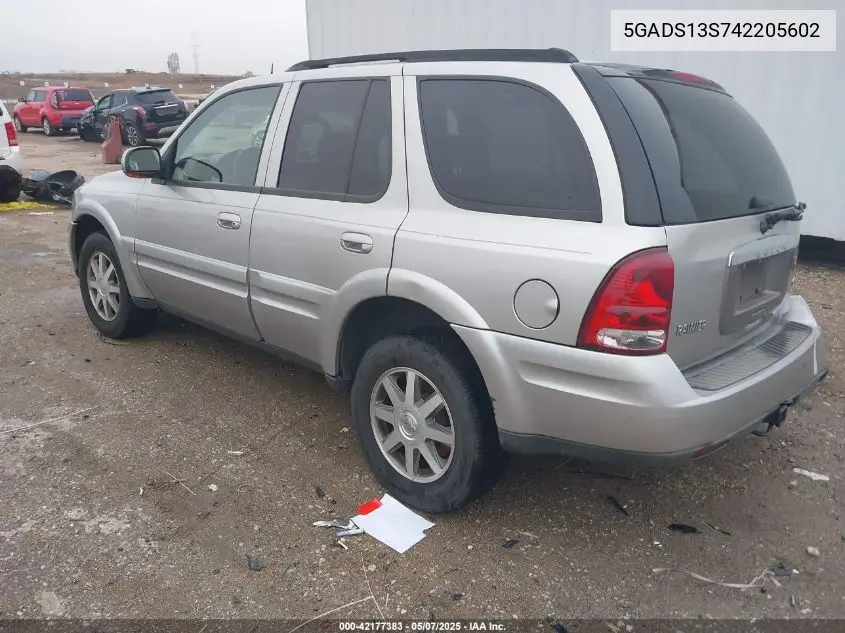 2004 Buick Rainier Cxl Plus VIN: 5GADS13S742205602 Lot: 42177383