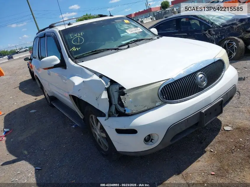 2004 Buick Rainier Cxl VIN: 5GAES13P642215585 Lot: 42240993