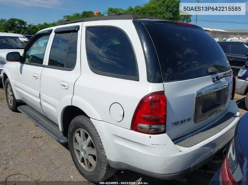 2004 Buick Rainier Cxl VIN: 5GAES13P642215585 Lot: 42240993