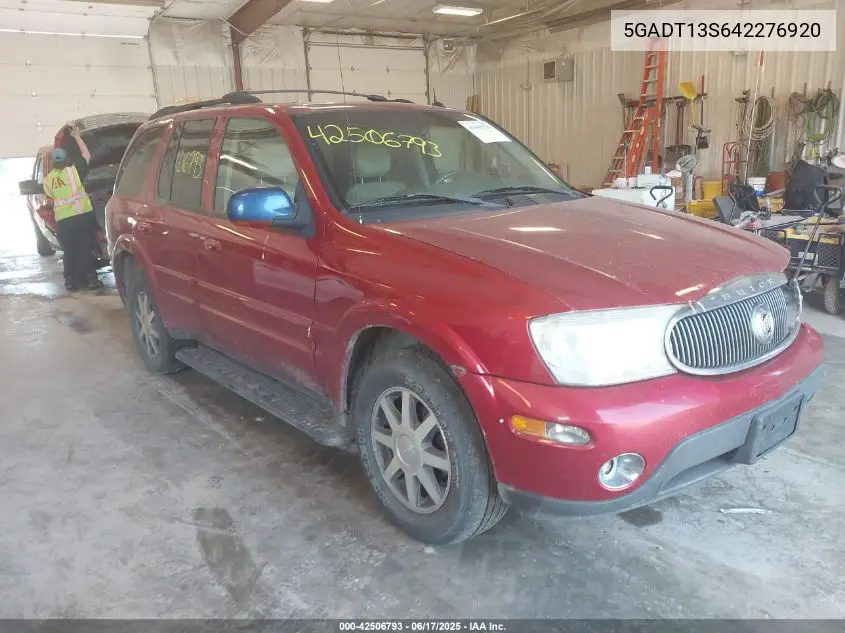 2004 Buick Rainier Cxl/Cxl Plus VIN: 5GADT13S642276920 Lot: 42506793