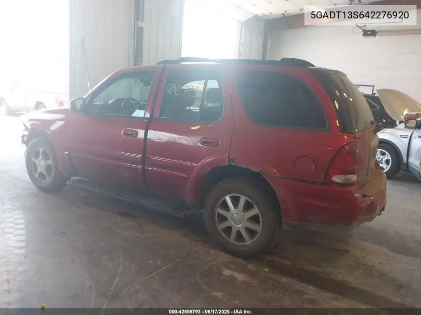 2004 Buick Rainier Cxl/Cxl Plus VIN: 5GADT13S642276920 Lot: 42506793