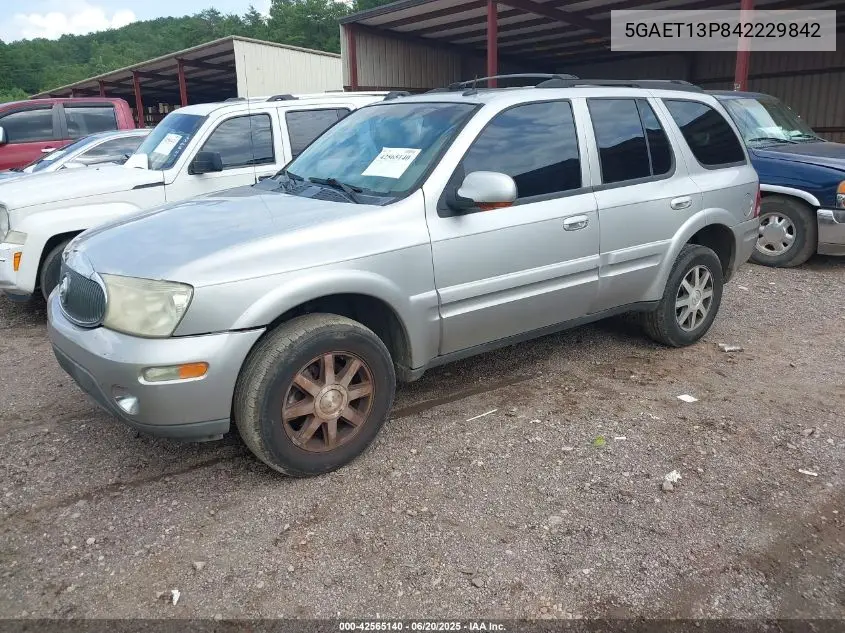 2004 Buick Rainier Cxl Plus VIN: 5GAET13P842229842 Lot: 42565140