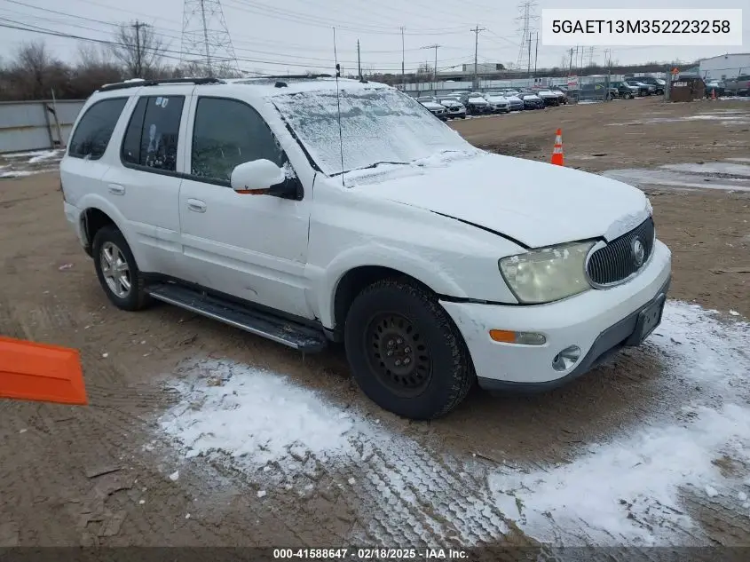 2005 Buick Rainier Cxl VIN: 5GAET13M352223258 Lot: 41588647